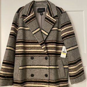 New Karen Kane striped lined jacket